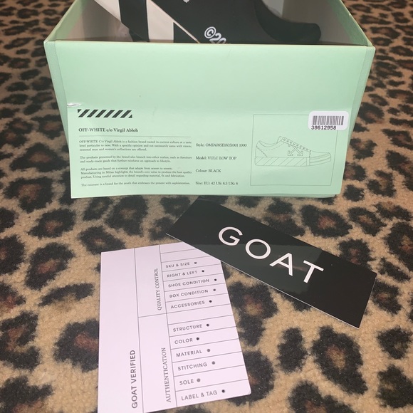 OFF-WHITE c/o Virgil Abloh vulc low top black - Picture 7 of 8